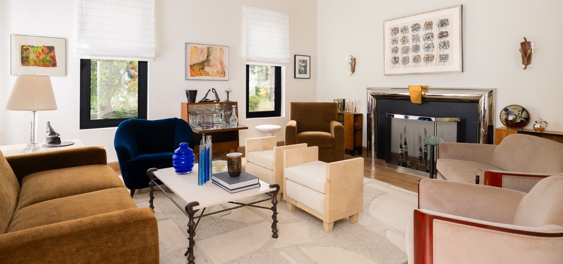 Pirela Atelier Interiors.  The Art of the Home -The Parlor- Ryan Tiscareno Photography- Aspire Design & Home